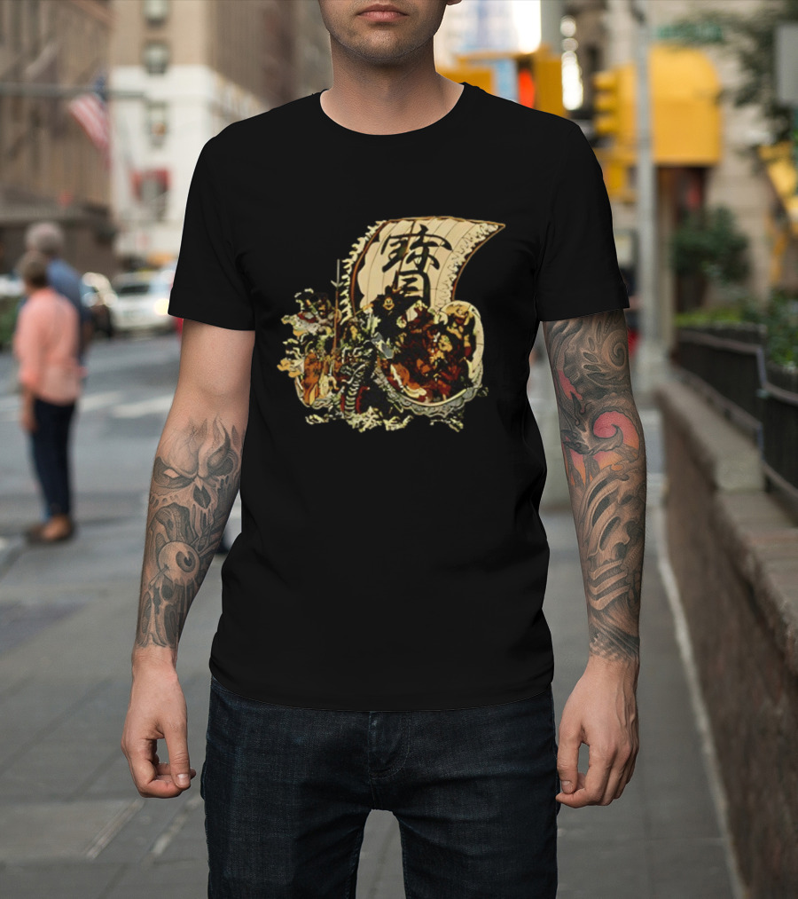 Seven Lucky Gods Japanese Shichi Fukujin Takarabune Treasure Ship T-Shirt
