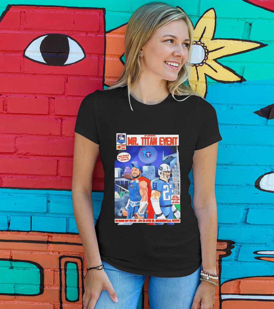 6th Annual Mr. Titan Event Sept 14 One 125 River Rd Hendersonville Tennessee T-Shirt
