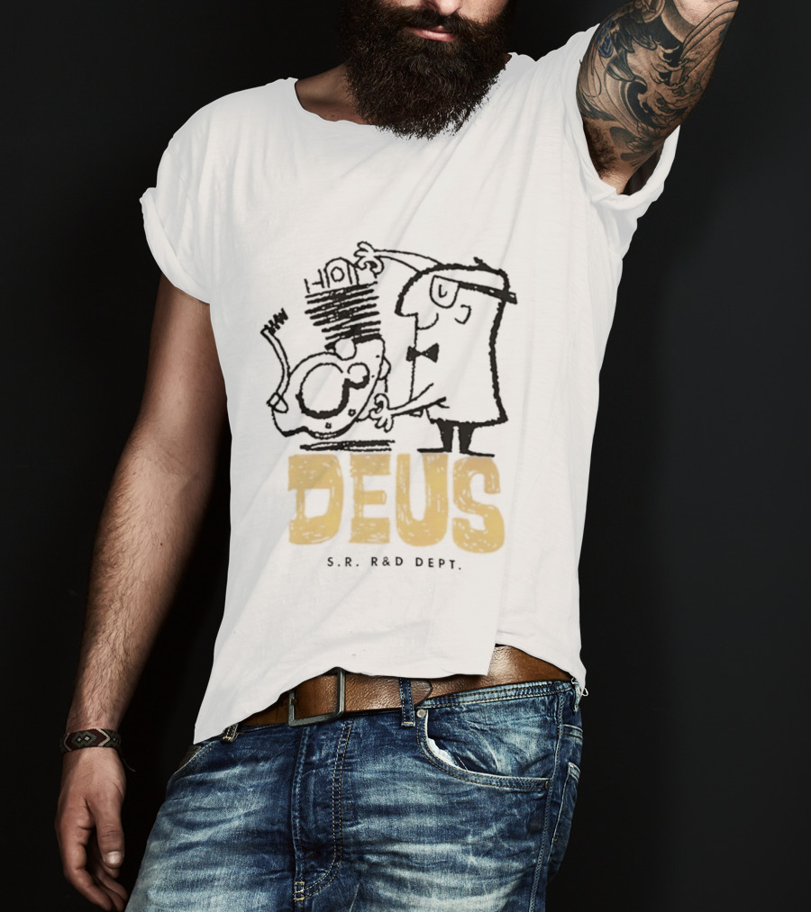 Deus SR R&D Dept Mechanic Motorcycle T-Shirt