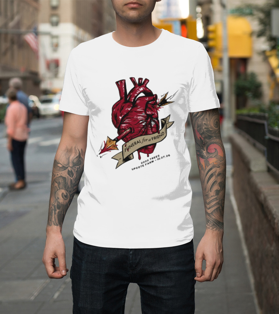 Funeral For A Friend Heart 2008 Those Upon Hope 25.02.08 T-Shirt