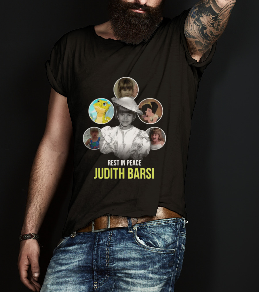 Rest In Peace Judith Barsi Tribute With Memorable Childhood Images T-Shirt
