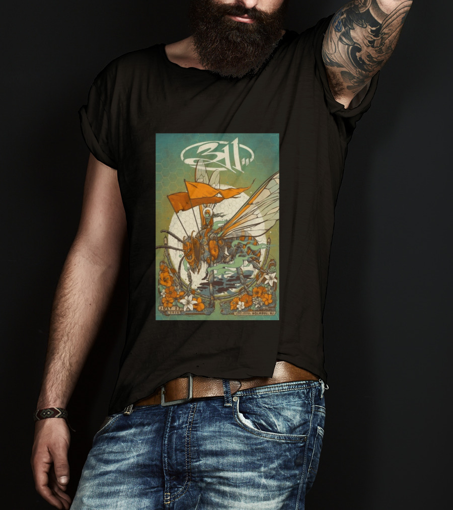 311 PNC Bank Arts Center July 23 2026 New Jersey Concert T-Shirt