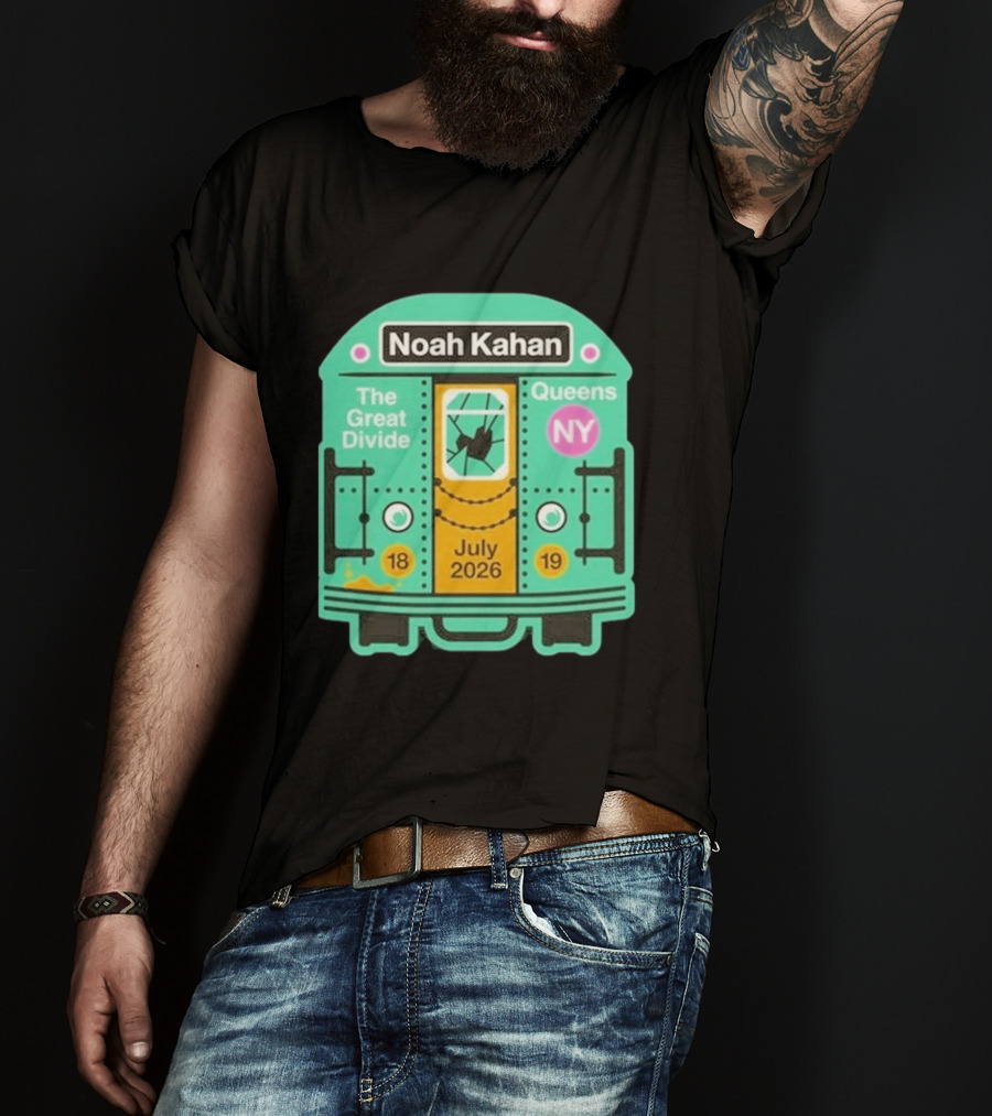 Noah Kahan The Great Divide Queens NY July 2026 T-Shirt