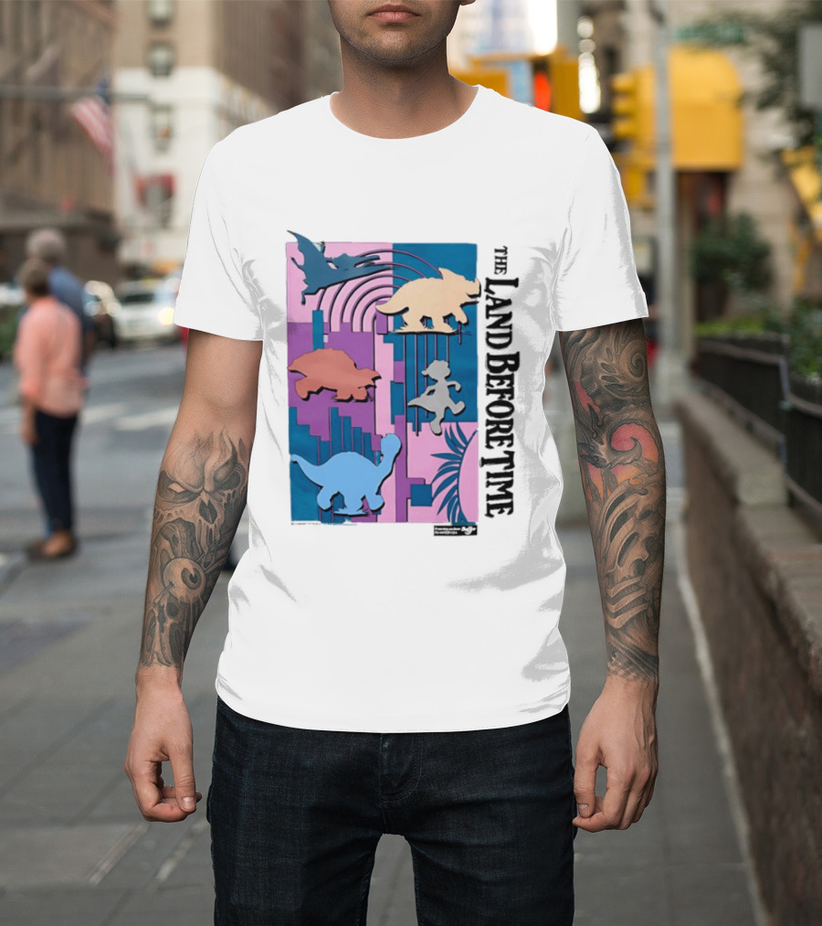 The Land Before Time Littlefoot Cera Petrie Ducky Spike T-Shirt