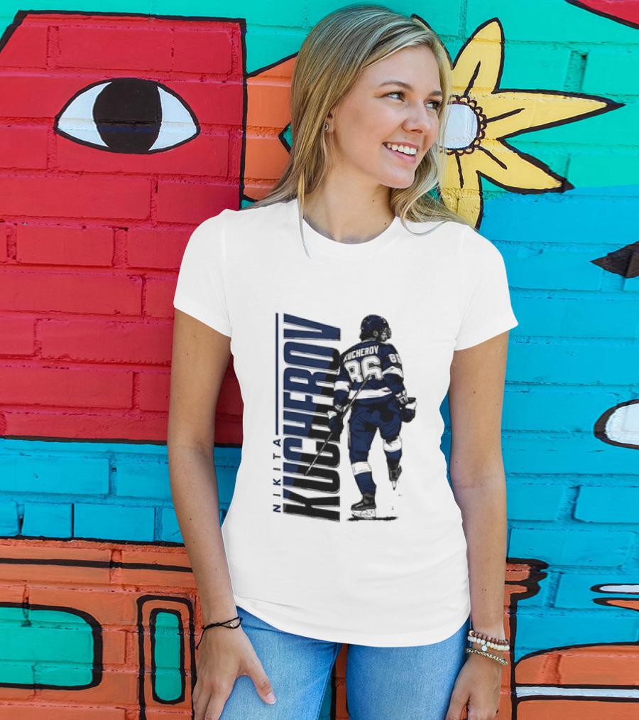 Nikita Kucherov Tampa Bay Lightning NHL Player Skating Number 86 T-Shirt