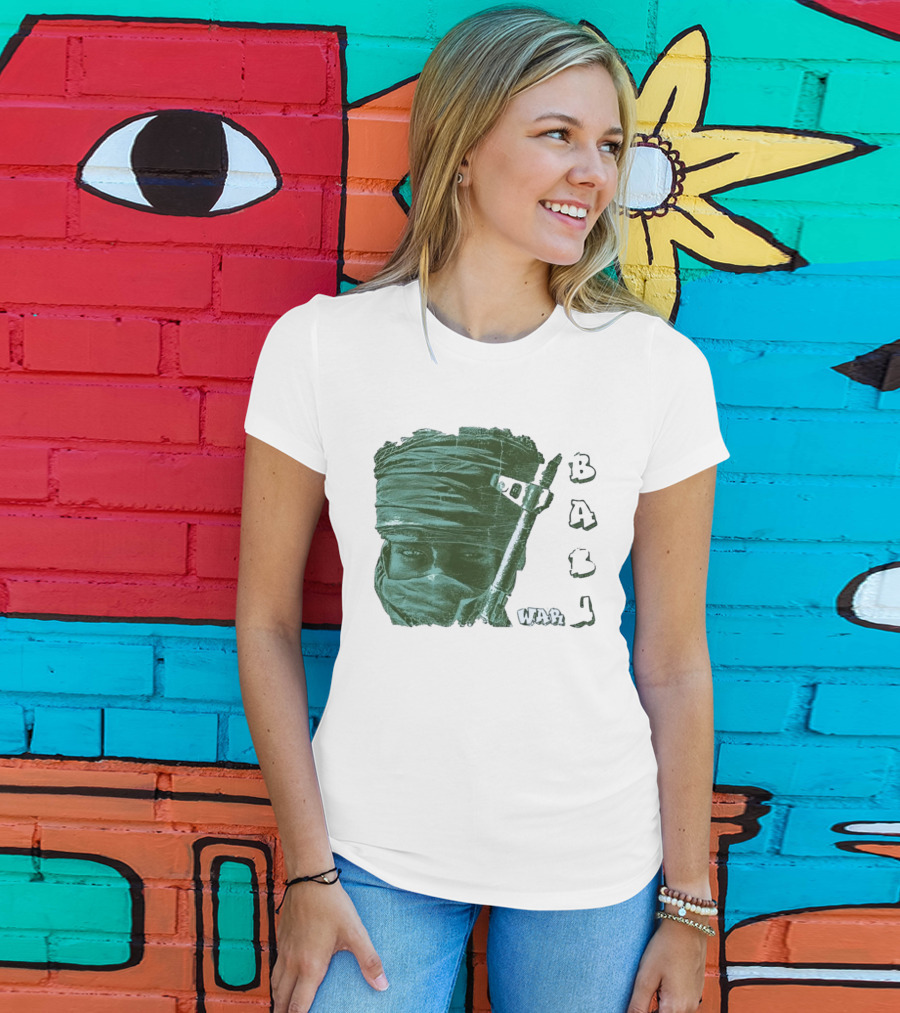 War Baby Soldier With Rifle And Turban T-Shirt