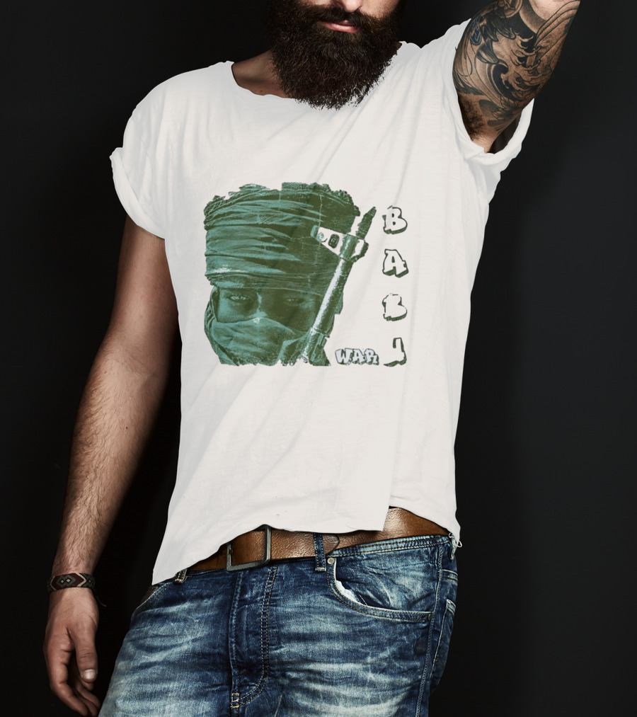 War Baby Soldier With Rifle And Turban T-Shirt