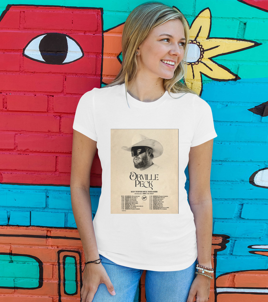 Orville Peck Man Turned Mule Tour 2026 Special Guest Abbie Callahan Concert Dates And Locations T-Shirt