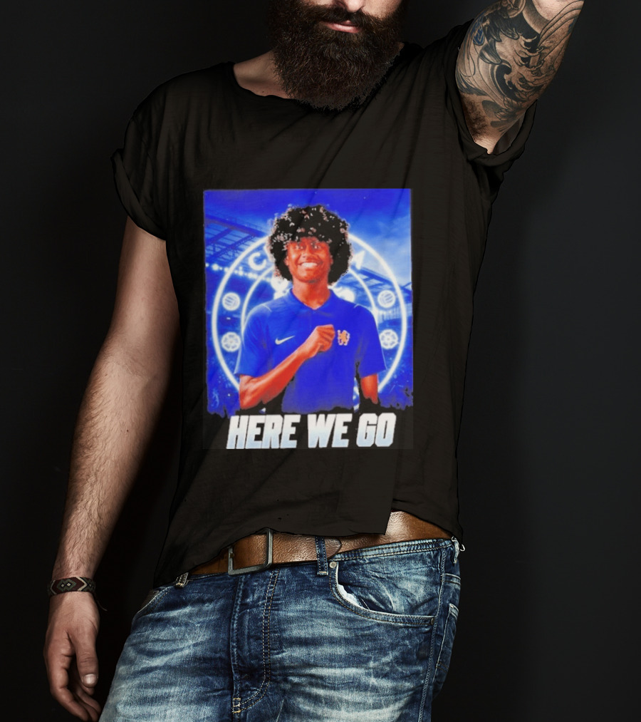 Benji Flowers Chelsea Football Here We Go T-Shirt