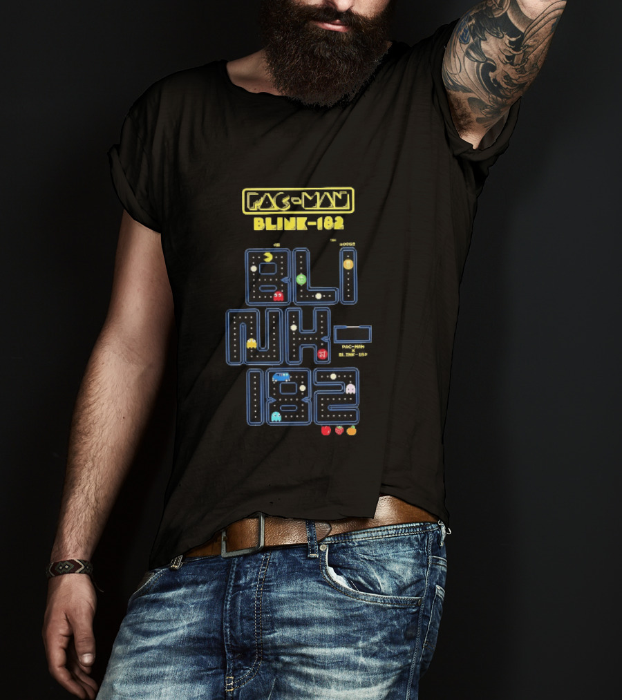 Pac Man Blink 182 Collaboration San Diego Comic Con 2026 T-Shirt