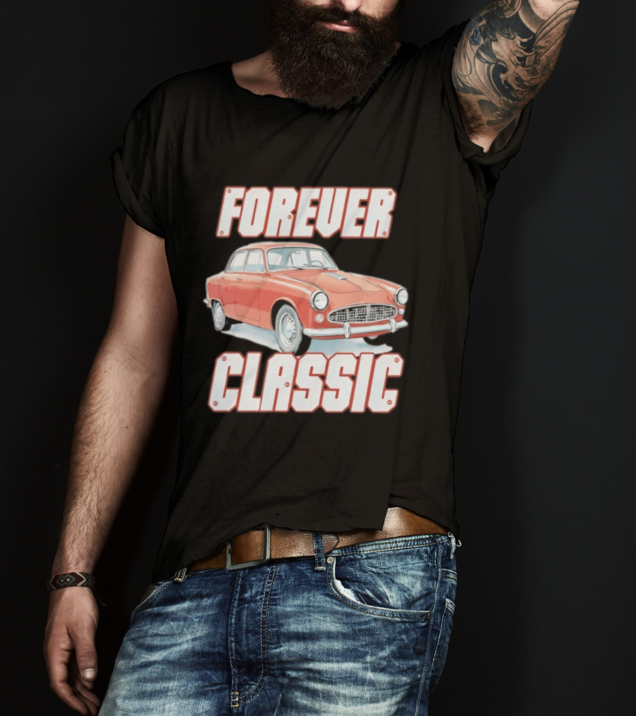 Forever Classic Volvo P1800 Vintage Car T-Shirt