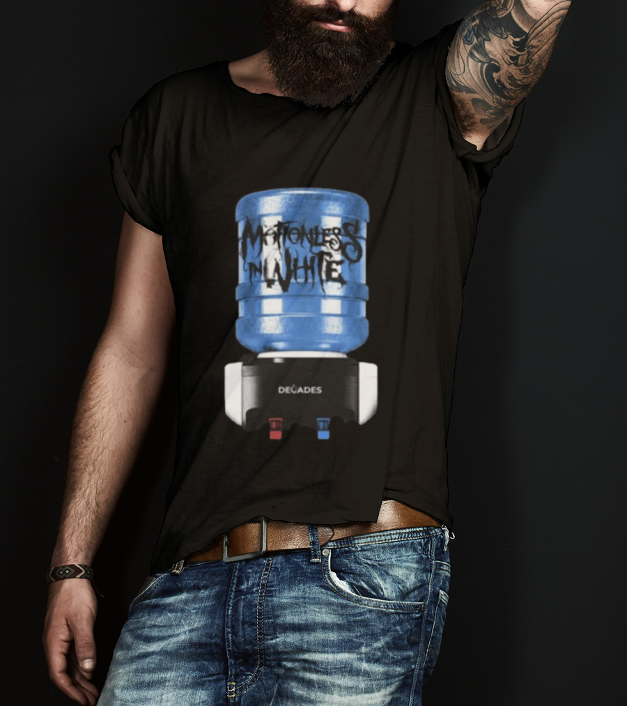 Motionless In White Coworker Band Of The Year Blue Water Cooler Decades T-Shirt