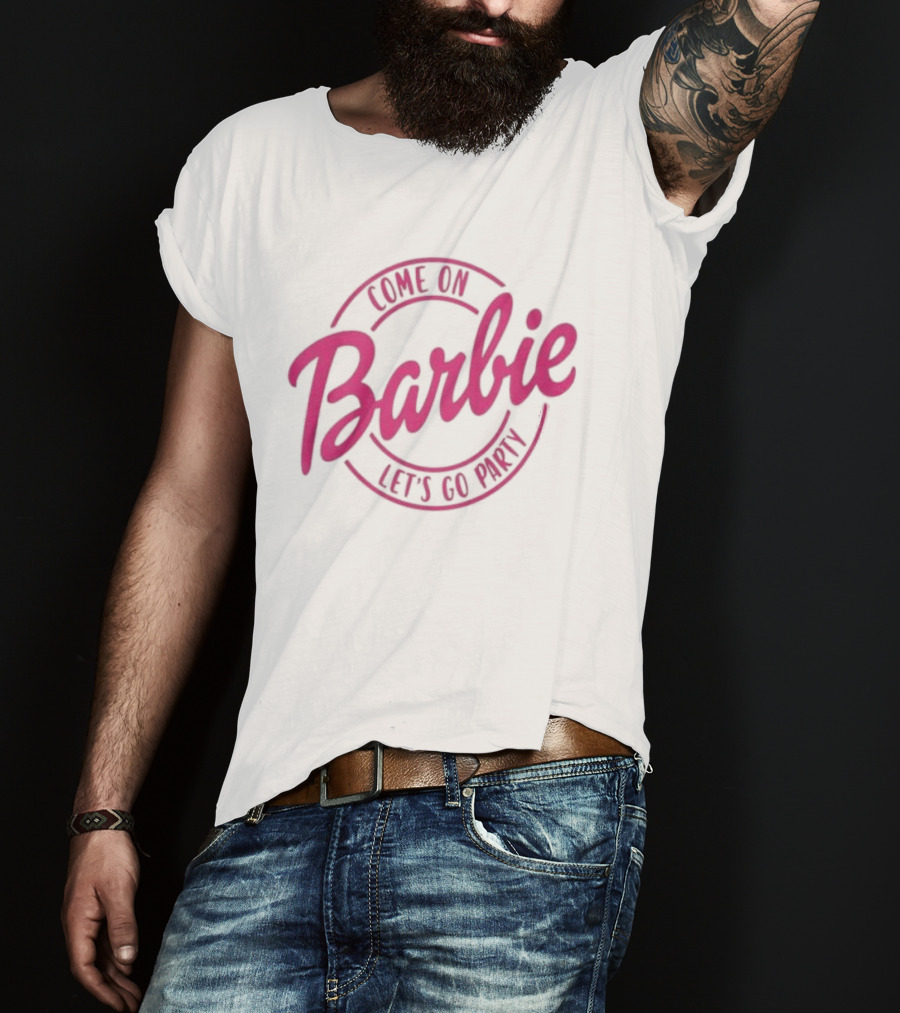 Come On Barbie Let's Go Party Pink T-Shirt