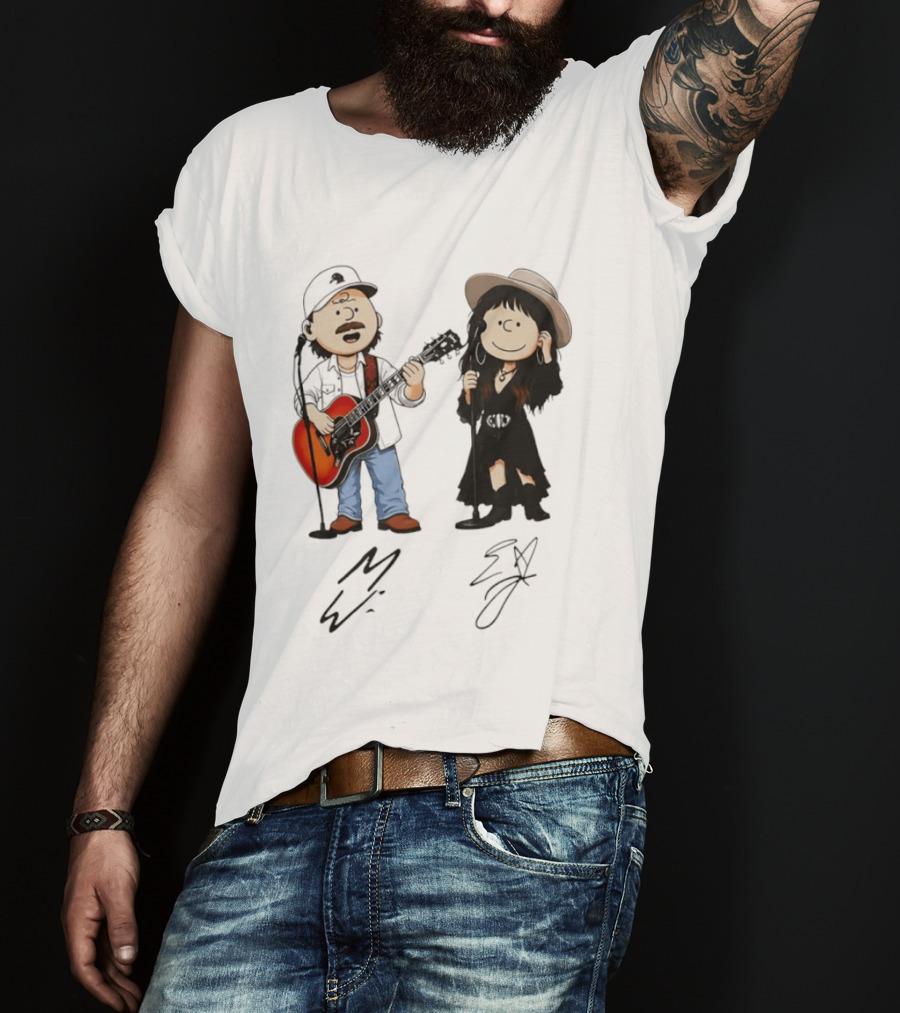 Morgan Wallen Lainey Wilson Peanuts Guitar Country Music T-Shirt