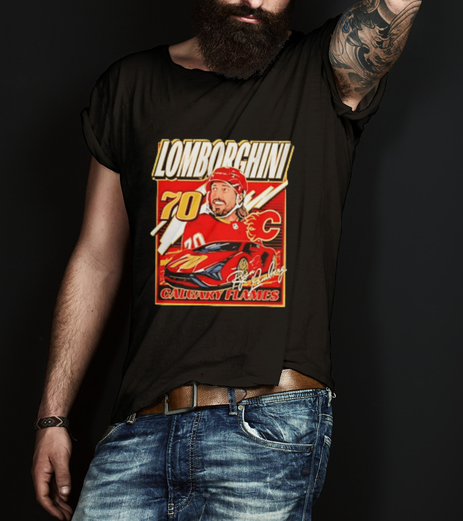 Lomborghini Ryan Lomberg 70 Calgary Flames T-Shirt