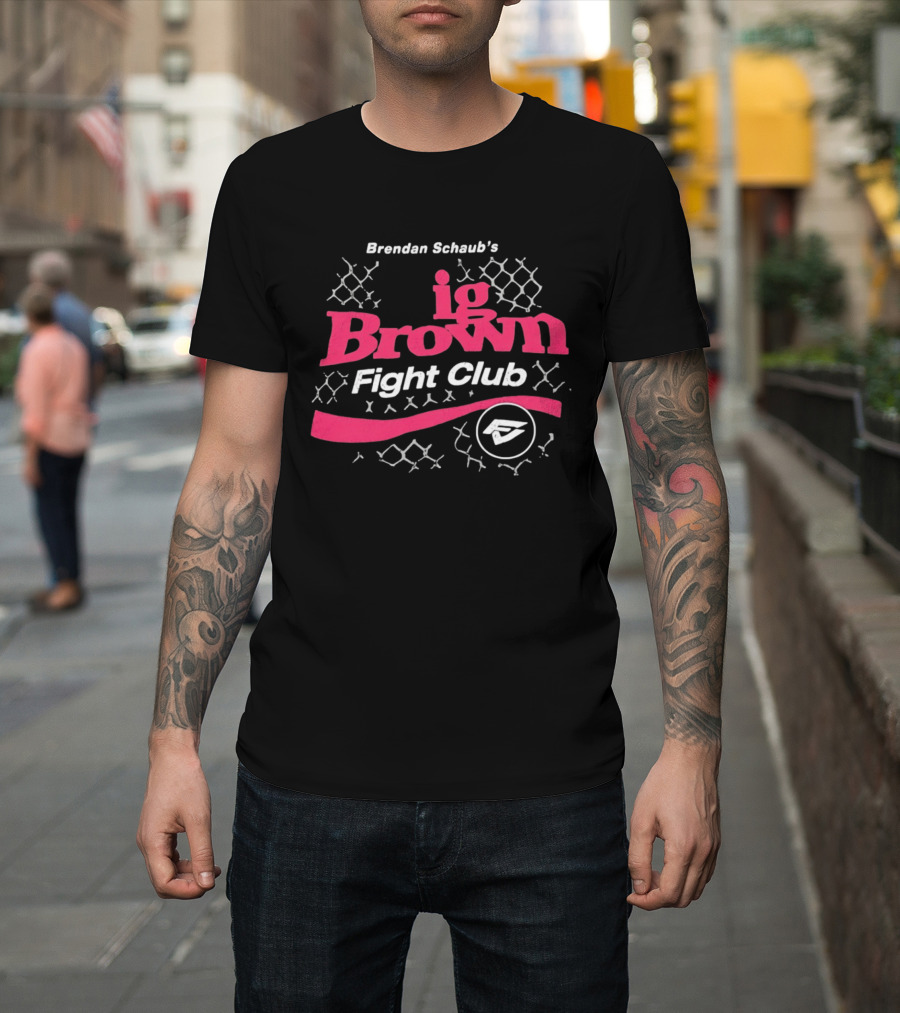 Brendan Schaub Big Brown Fight Club Fist T-Shirt