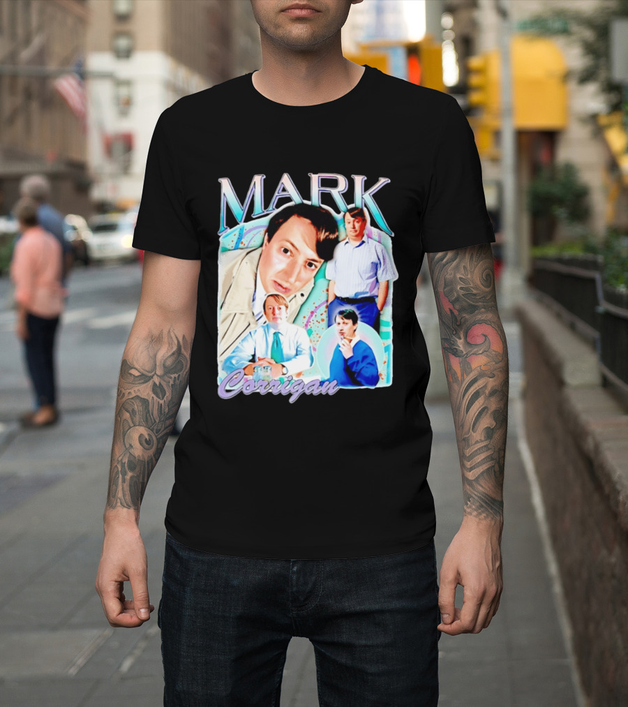 Mark Corrigan Peep Show Character Collage T-Shirt