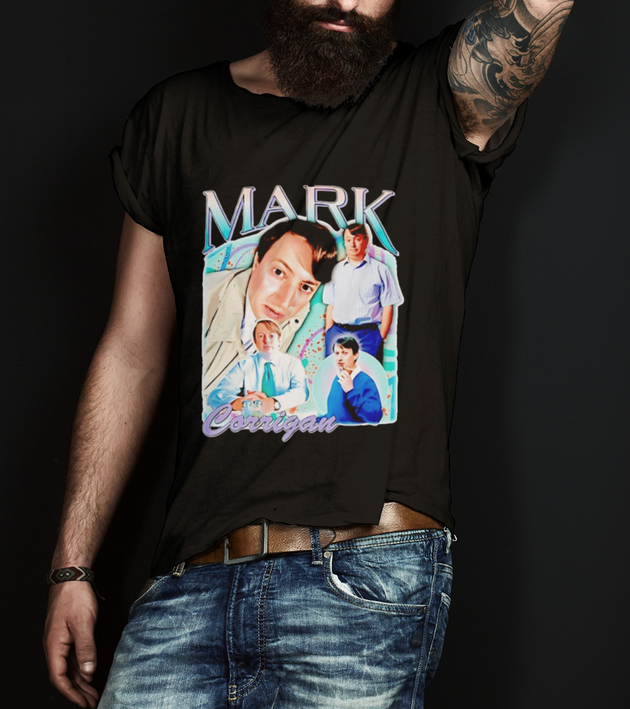 Mark Corrigan Peep Show Character Collage T-Shirt