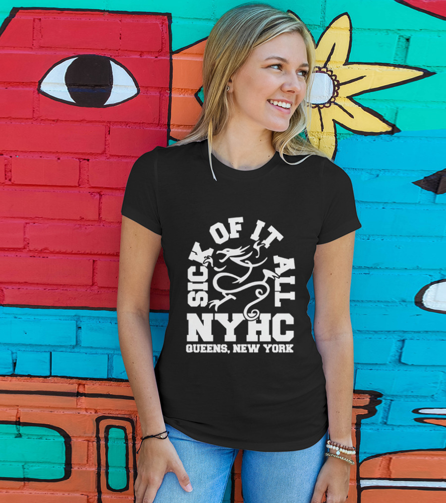 Sick Of It All NYHC Queens New York Hardcore Dragon T-Shirt