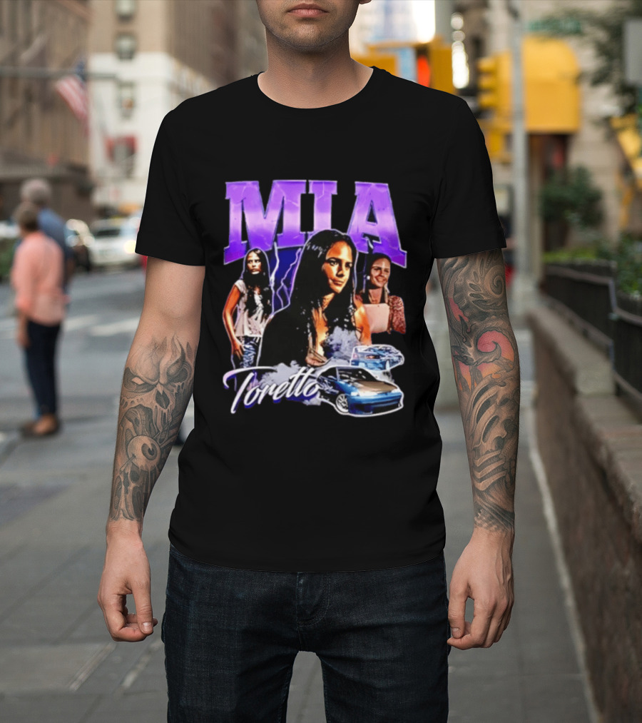 Mia Toretto Fast And Furious Movie Character Car Scene T-Shirt