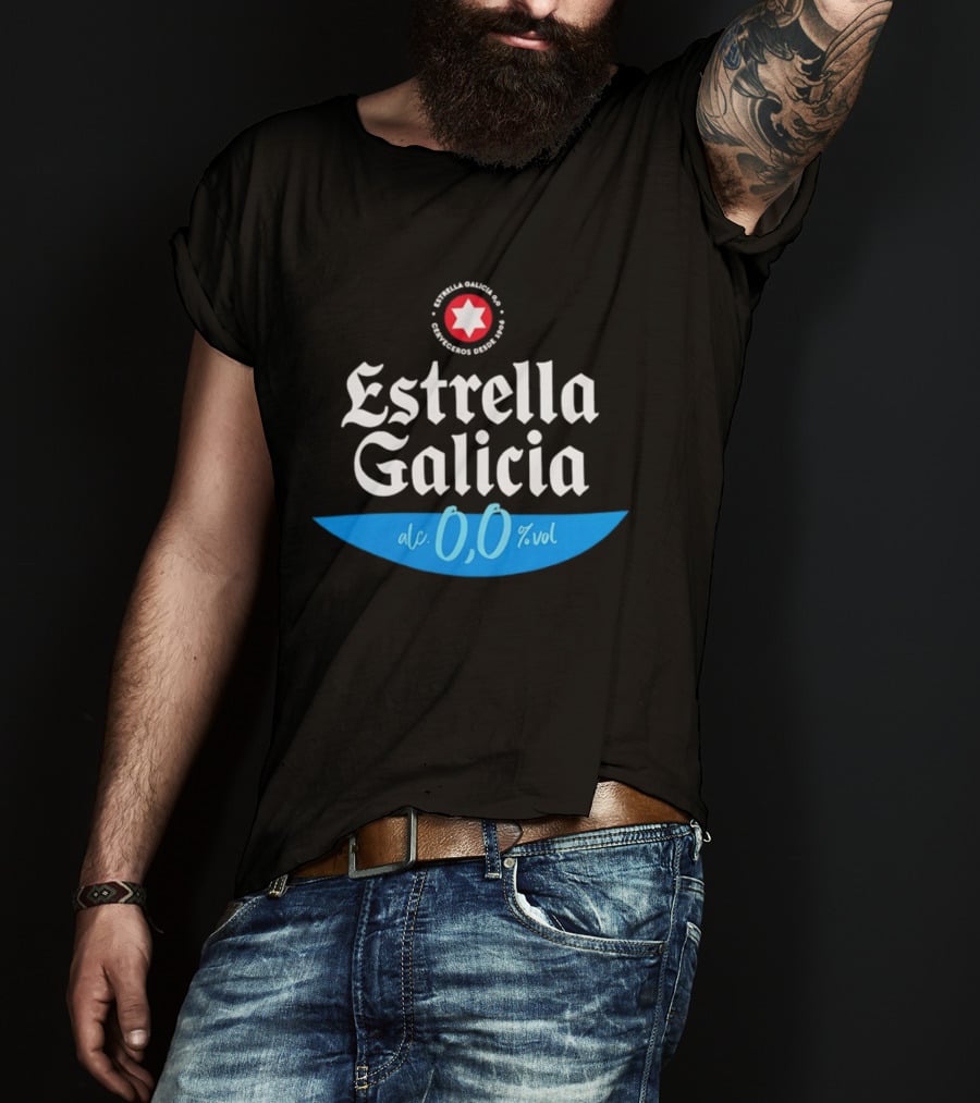 Estrella Galicia 0.0% Alc Alcohol Free T-Shirt