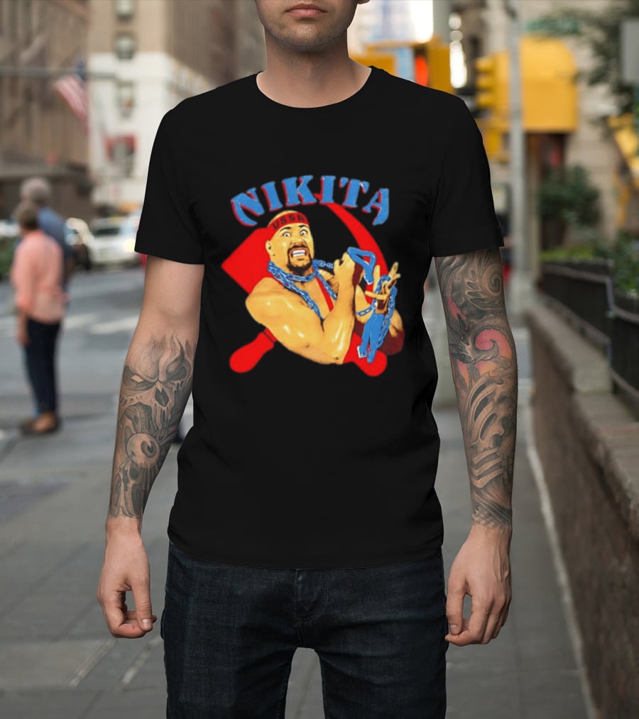 Nikita Koloff USSR Hammer And Sickle NWA Wrestling Pro T-Shirt