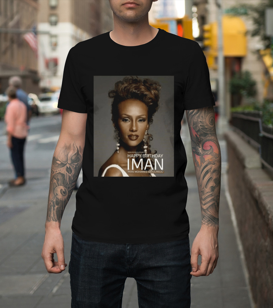 Happy Birthday Iman Mohamed Abdulmajid Celebration T-Shirt