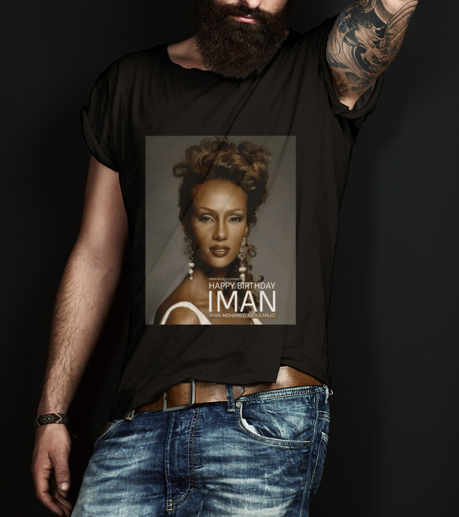 Happy Birthday Iman Mohamed Abdulmajid Celebration T-Shirt