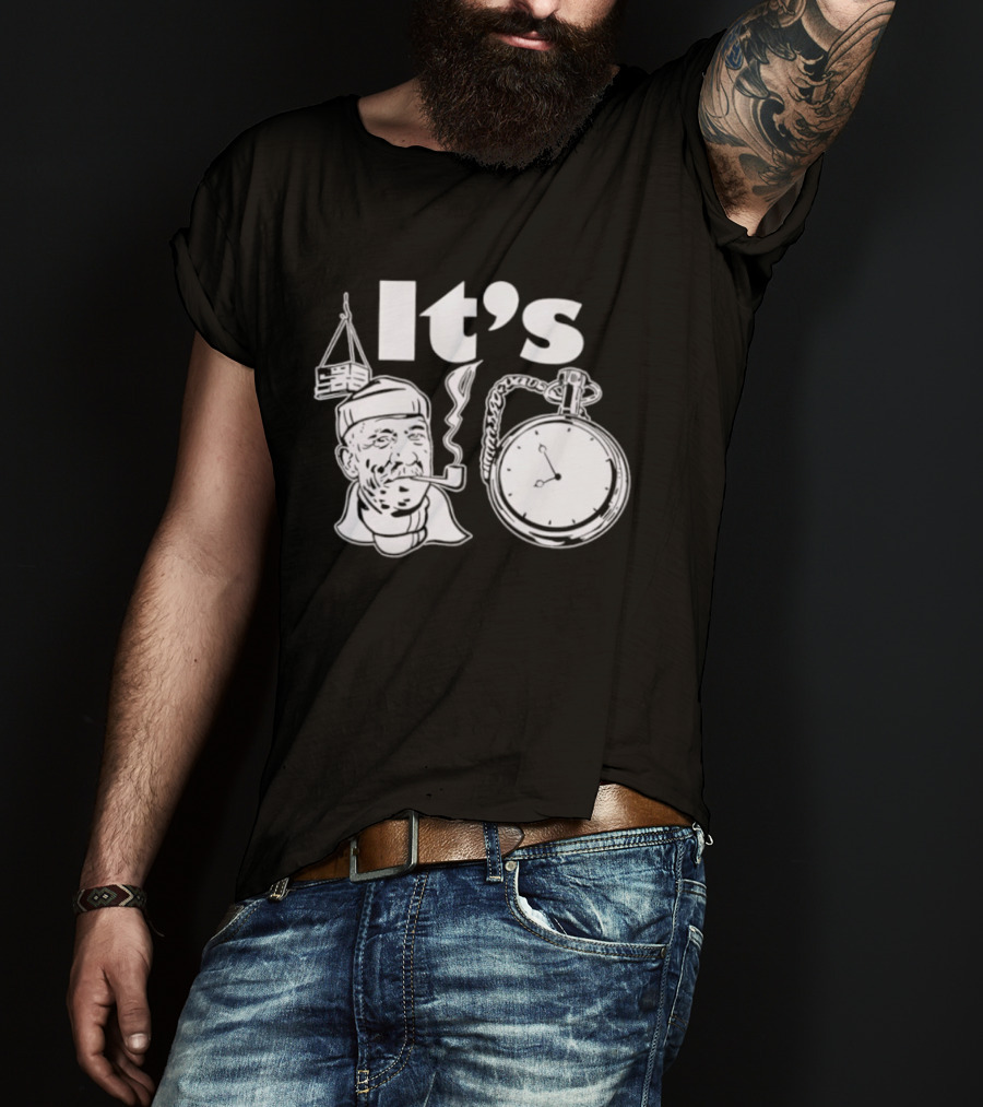 Popeye The Sailor Man Pocket Smoking Pipe Nautical Seaman Cartoon It's T-Shirt