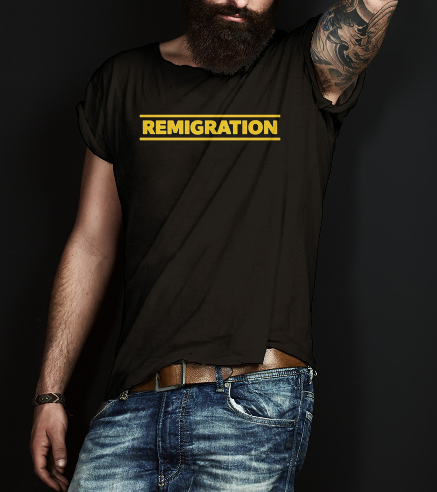 REMIGRATION Bold Yellow T-Shirt