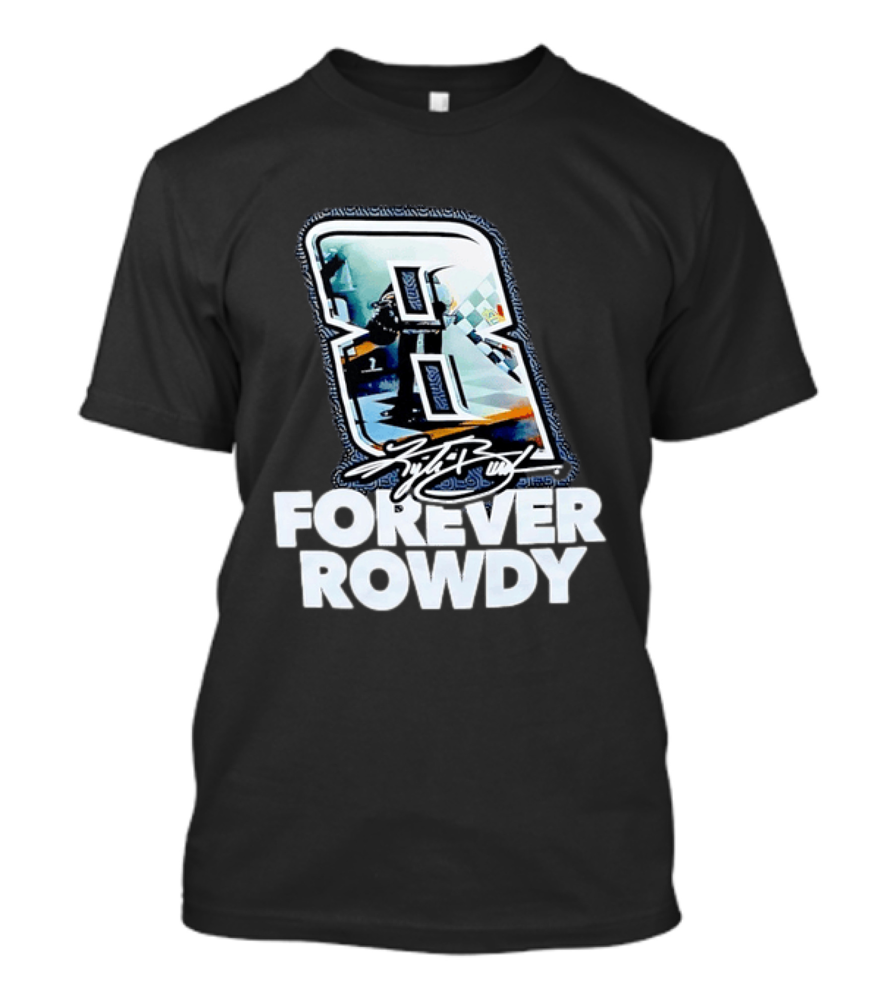 KFB 8 Forever Rowdy NASCAR Racing Plaid T-Shirt