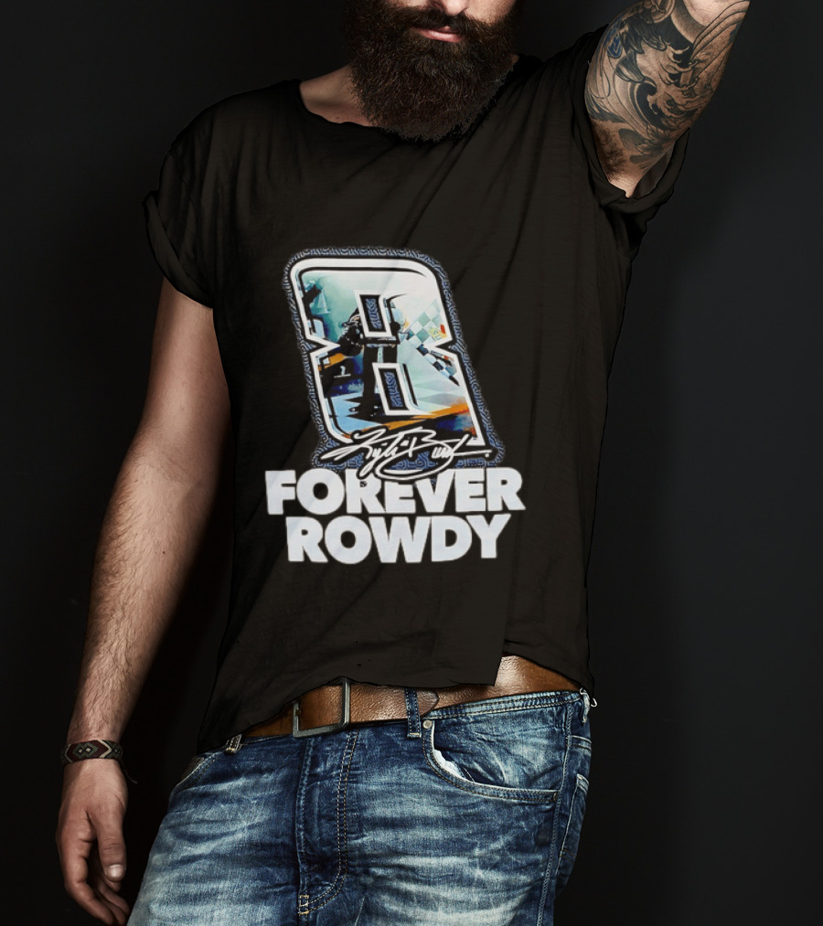 KFB 8 Forever Rowdy NASCAR Racing Plaid T-Shirt