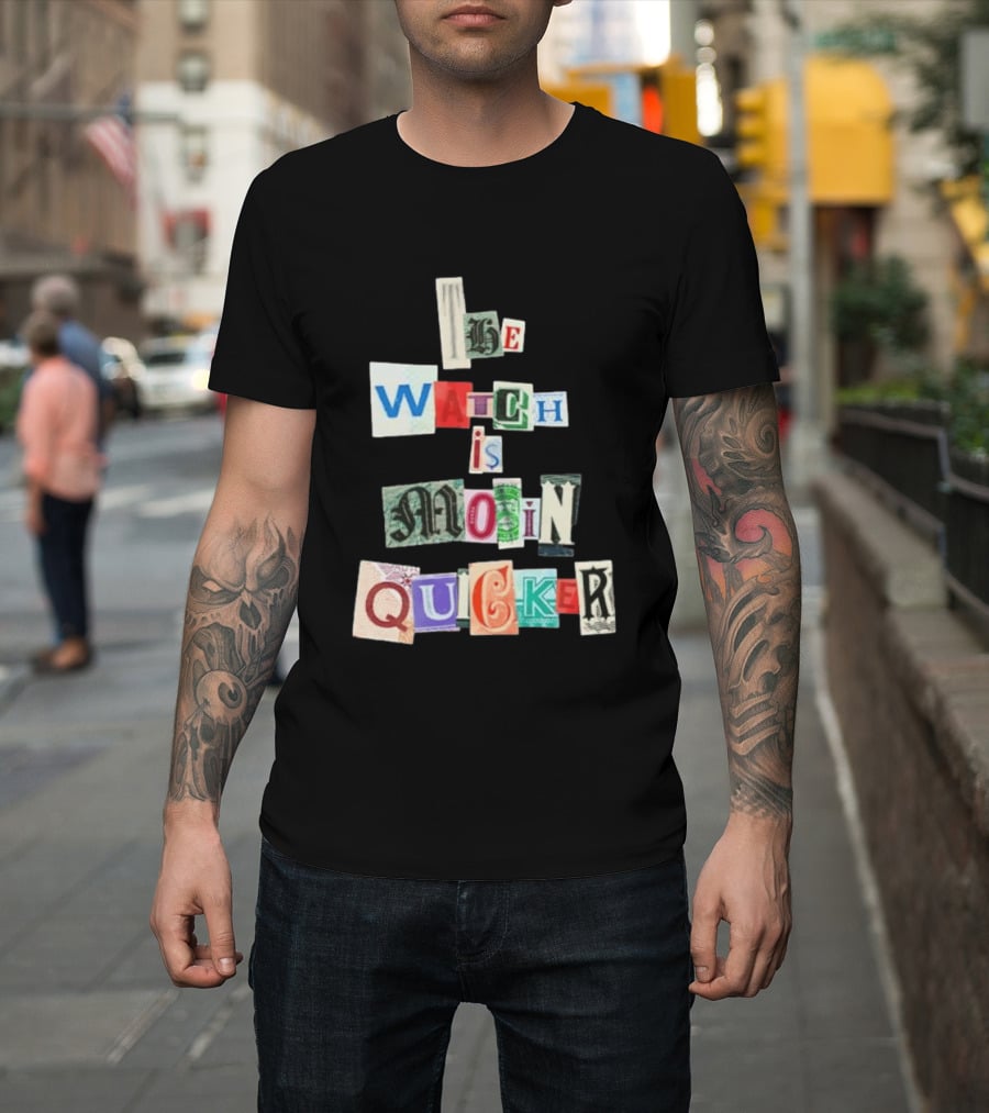The Is Moin Quicker Collage T-Shirt