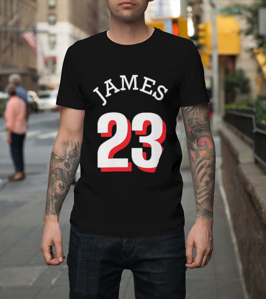 LeBron James 23 Jersey Philadelphia 76ers T-Shirt