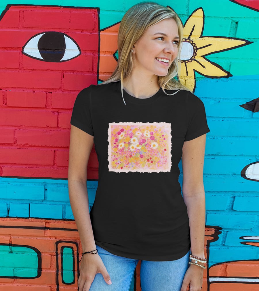 Weeds Are Flowers Too A A Milne Floral Painting With Colorful Blossoms T-Shirt