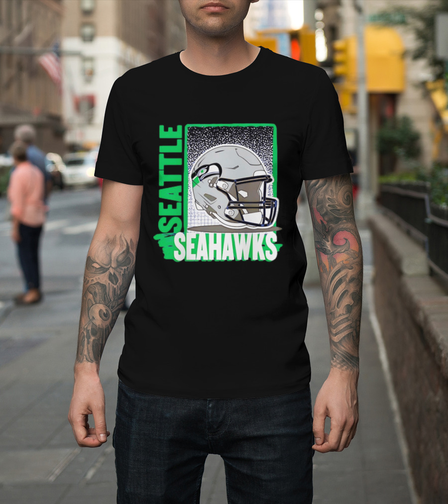 Seattle Seahawks Helmet NFL Football Team Gear T-Shirt