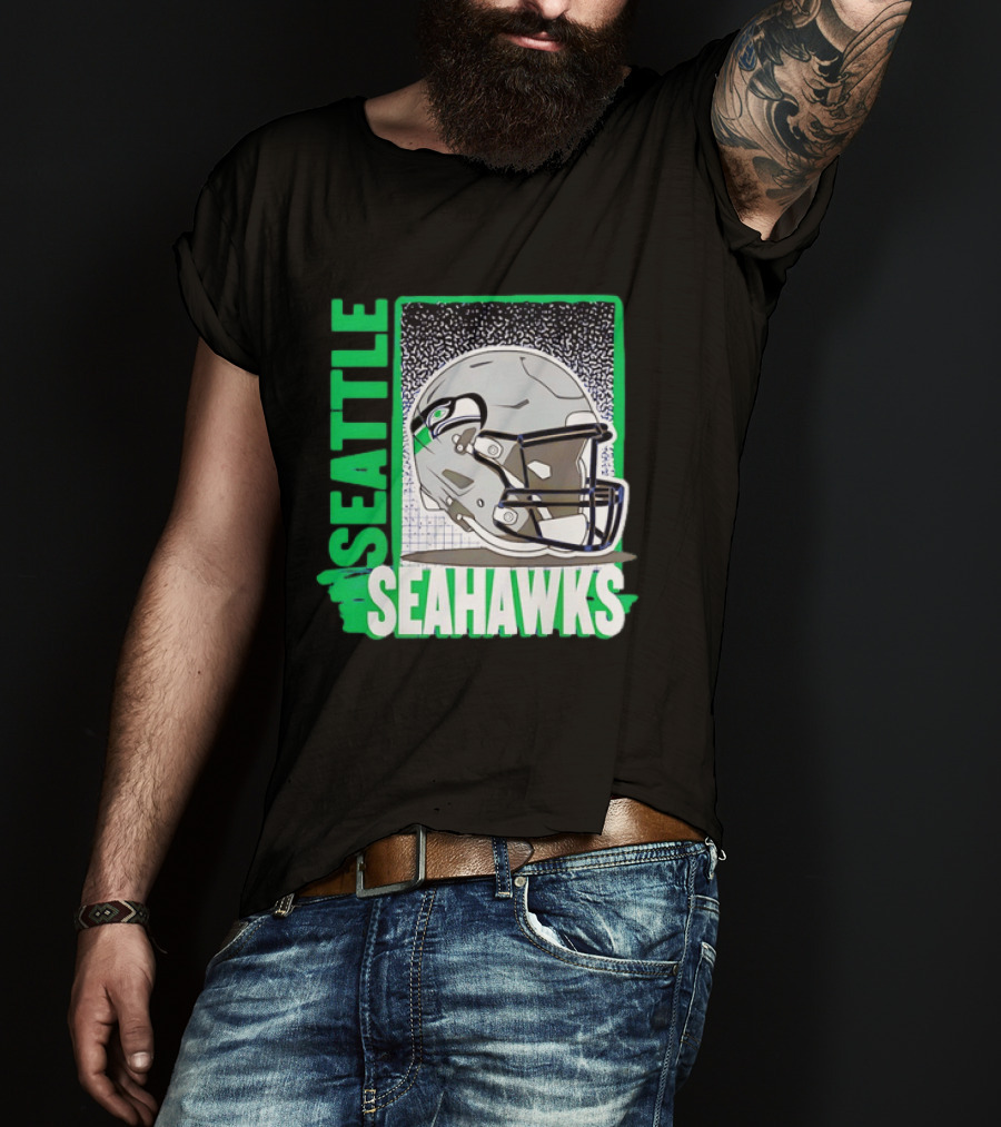 Seattle Seahawks Helmet NFL Football Team Gear T-Shirt