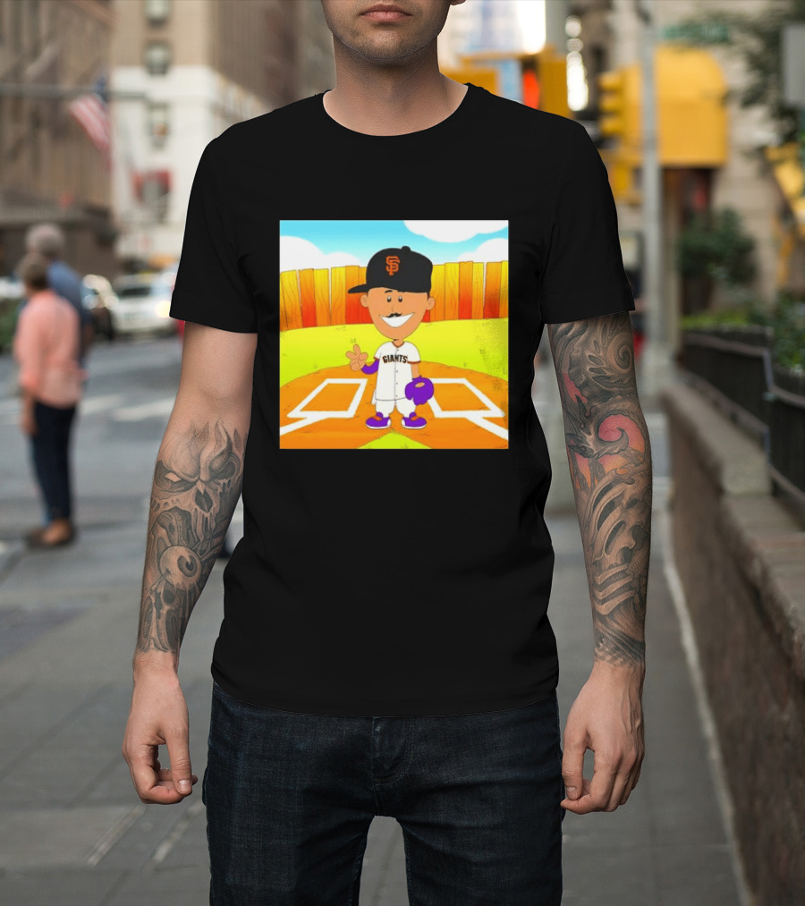 Willy Adames San Francisco Giants Cartoon Player T-Shirt