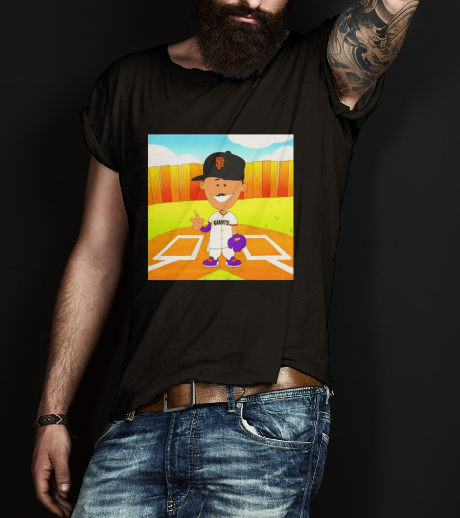 Willy Adames San Francisco Giants Cartoon Player T-Shirt