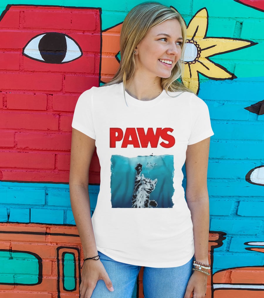 PAWS Cat Kitten Jaws T-Shirt