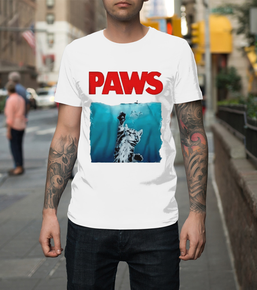 PAWS Cat Kitten Jaws T-Shirt