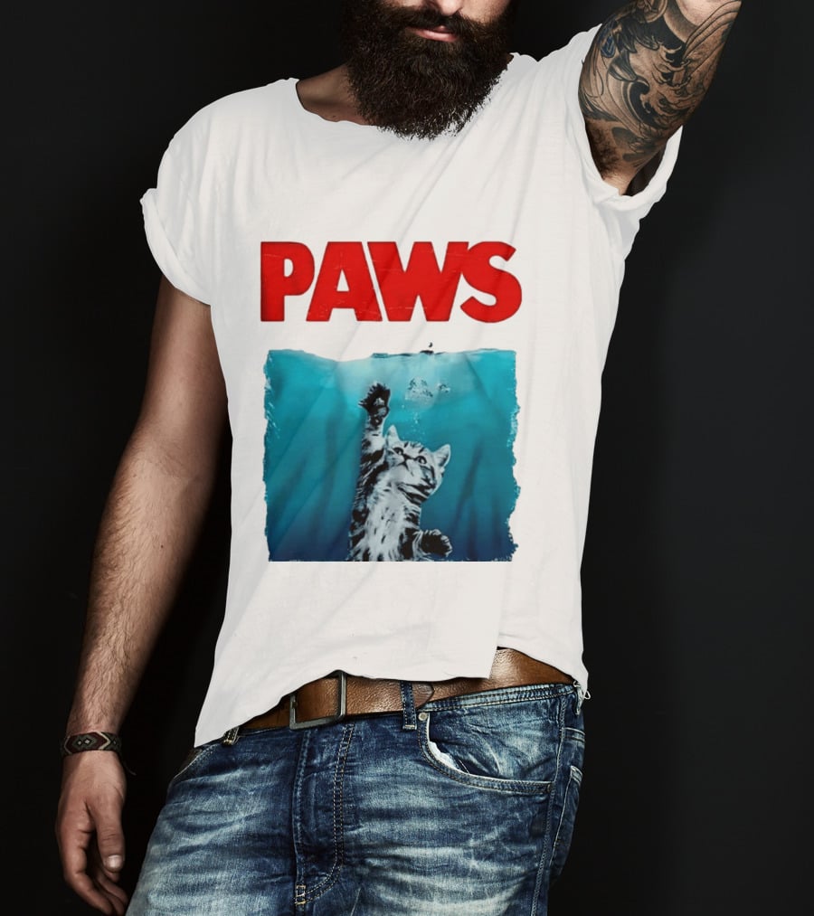 PAWS Cat Kitten Jaws T-Shirt