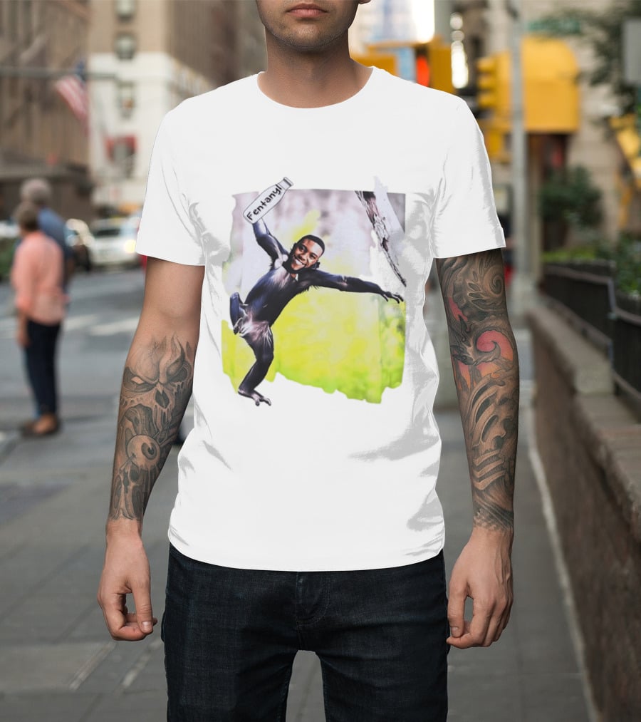Chadwick Boseman Fentanyl Monkey T-Shirt