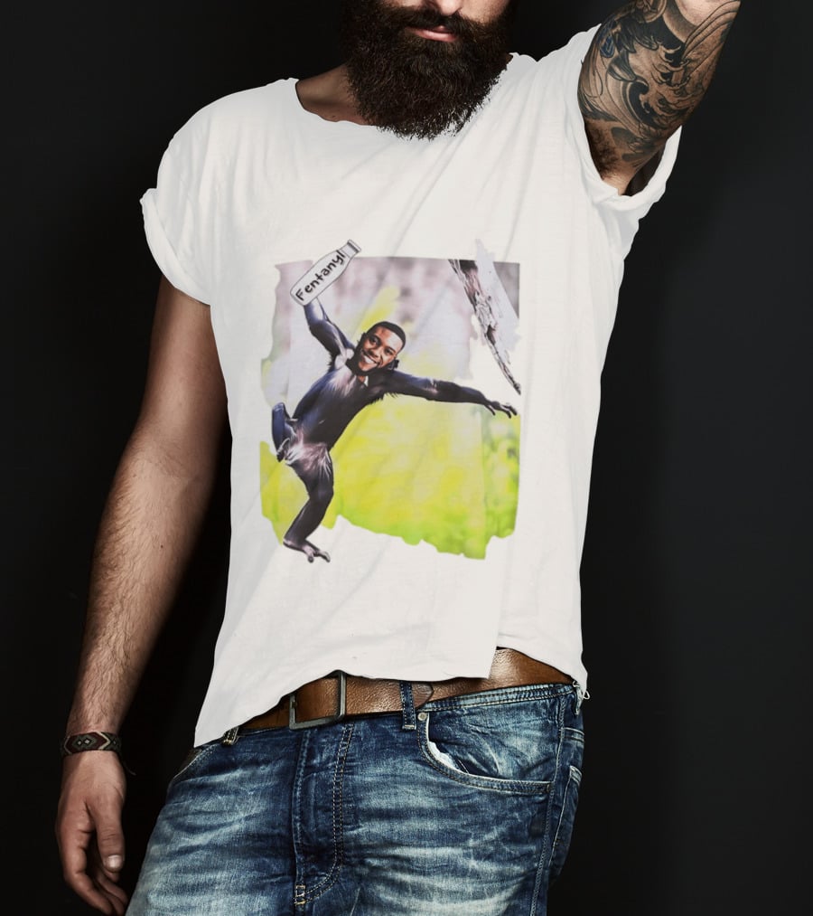 Chadwick Boseman Fentanyl Monkey T-Shirt