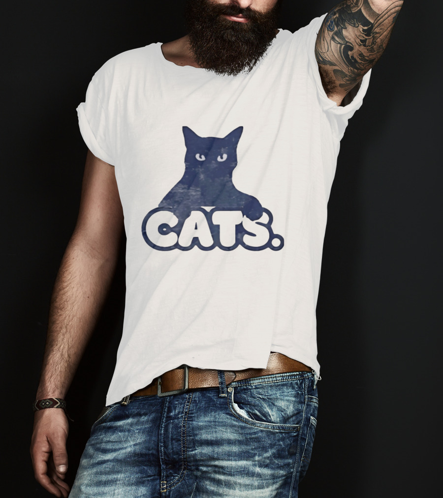 Distressed Vintage Cats Feline Kitten Pet T-Shirt