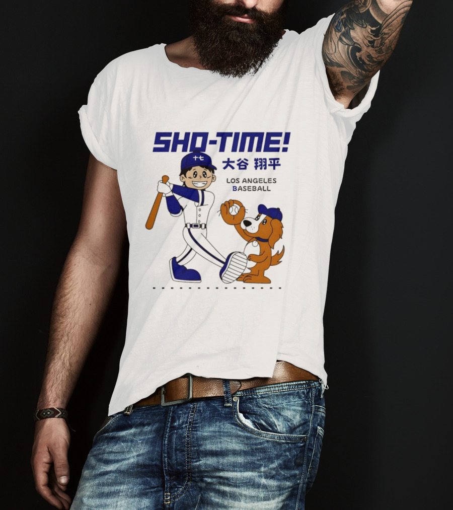 SHO TIME Shohei Ohtani Los Angeles Baseball Anime T-Shirt