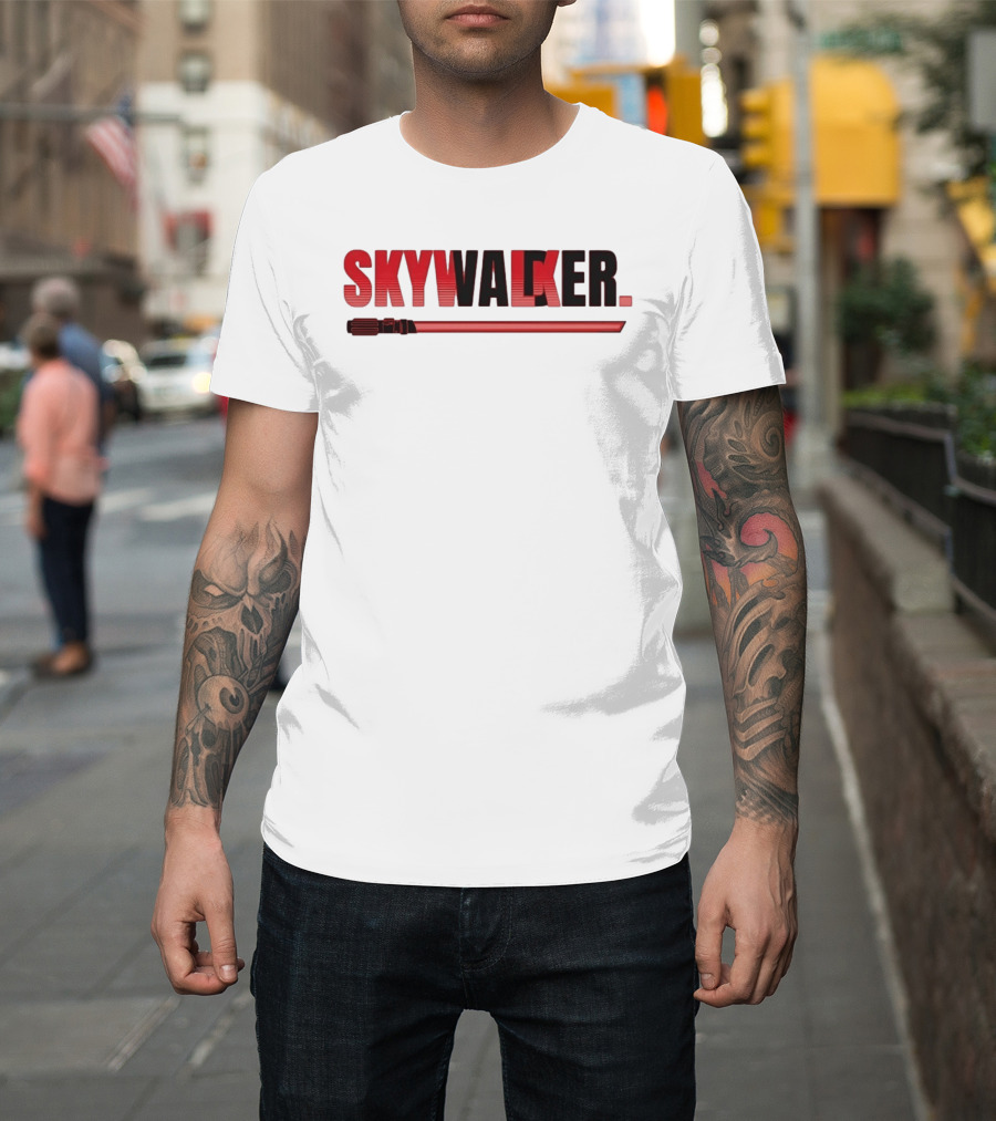 Skywalker Star Wars Lightsaber Jedi Sith Sith Lightsaber T-Shirt
