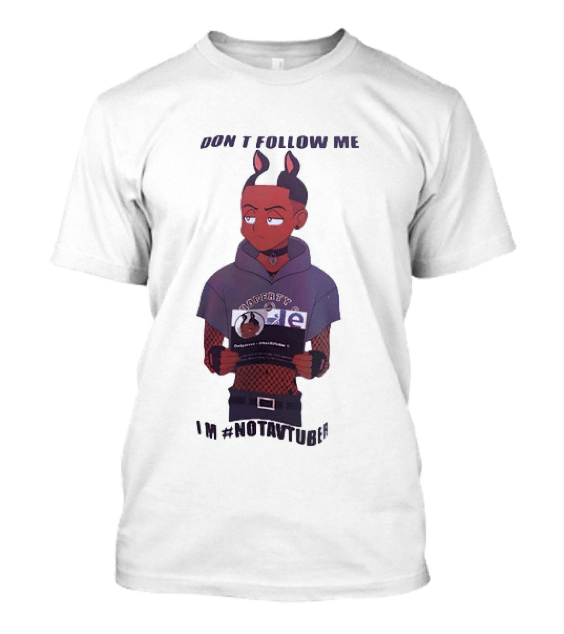 OnlyJesse Don't Follow Me Property Of OnlyJesse NotAVtuber Vtuber T-Shirt