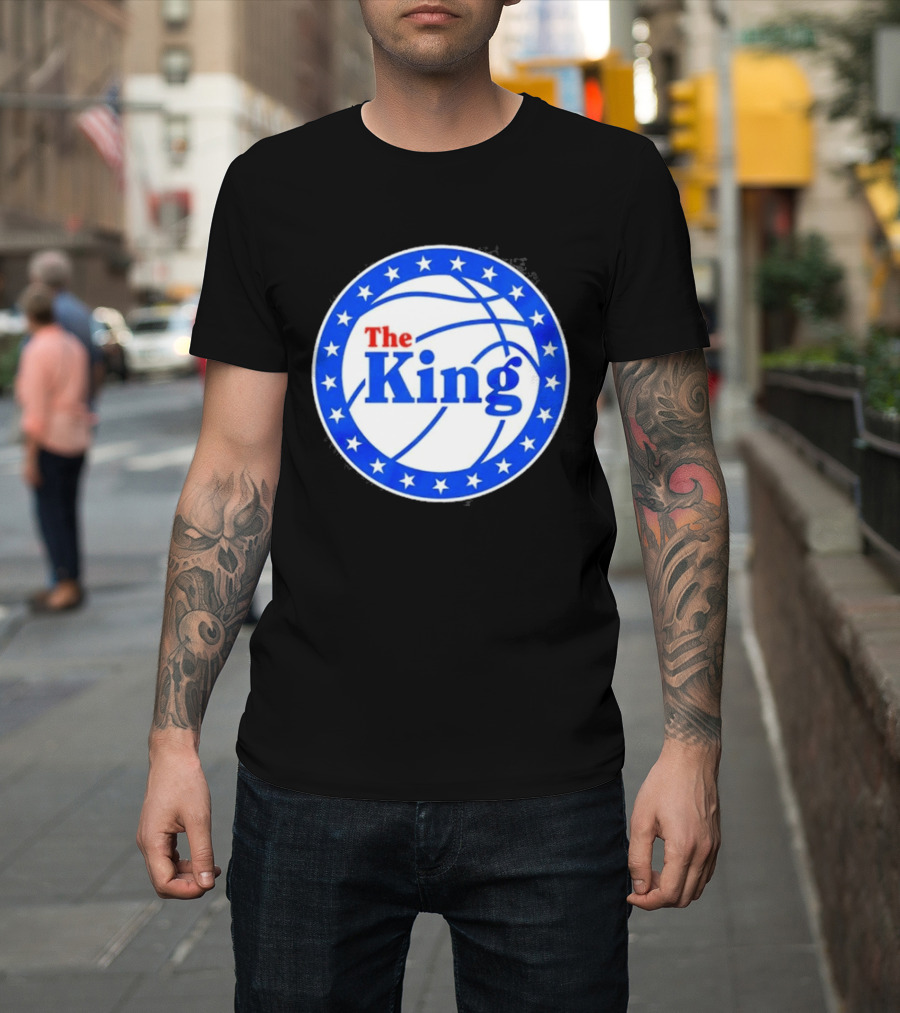 Philadelphia 76ers The King NBA Basketball Stars T-Shirt