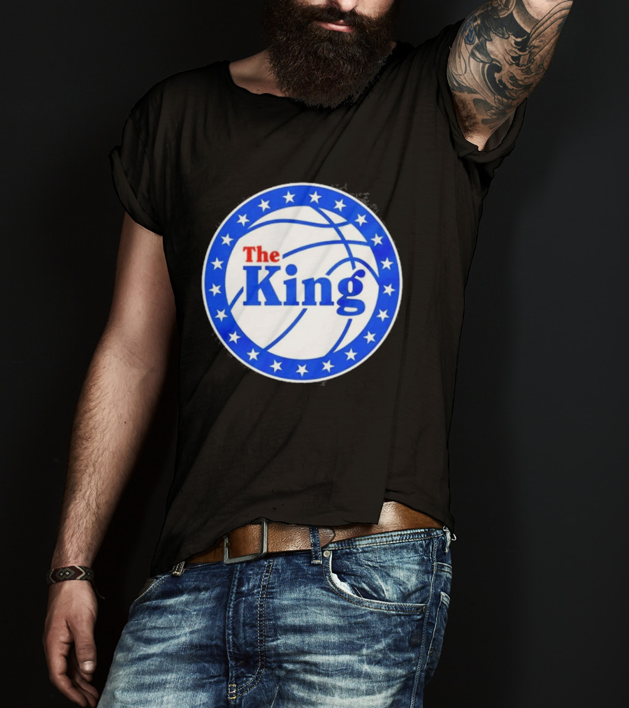 Philadelphia 76ers The King NBA Basketball Stars T-Shirt